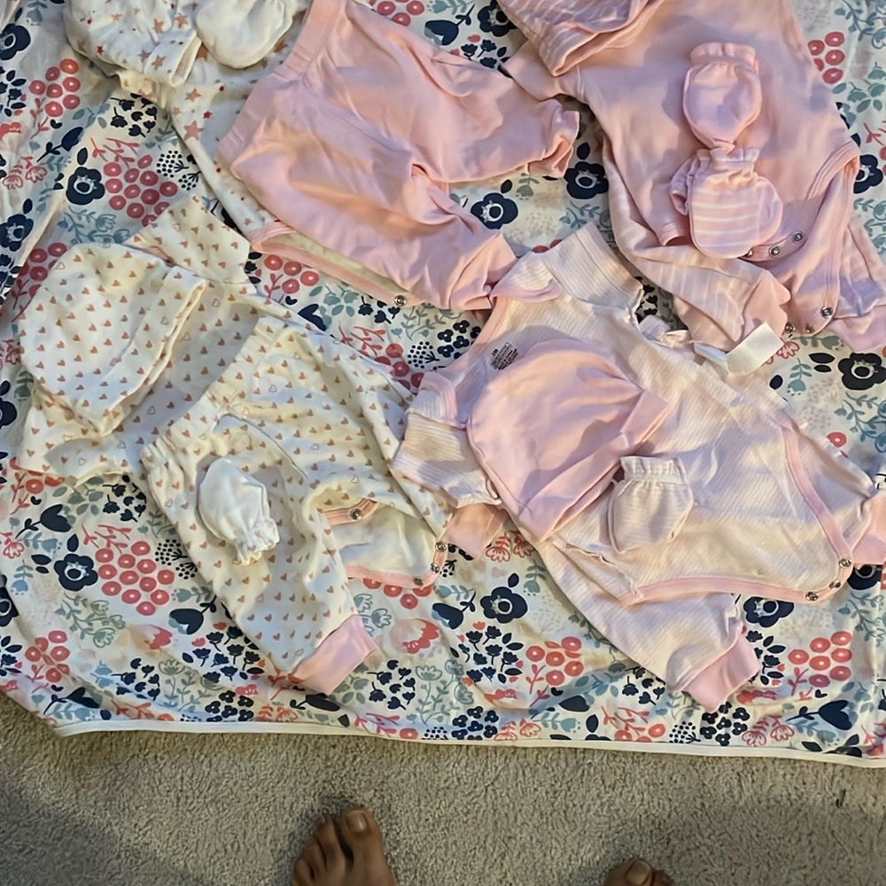 Adorable Pink and White Kids Matching Set